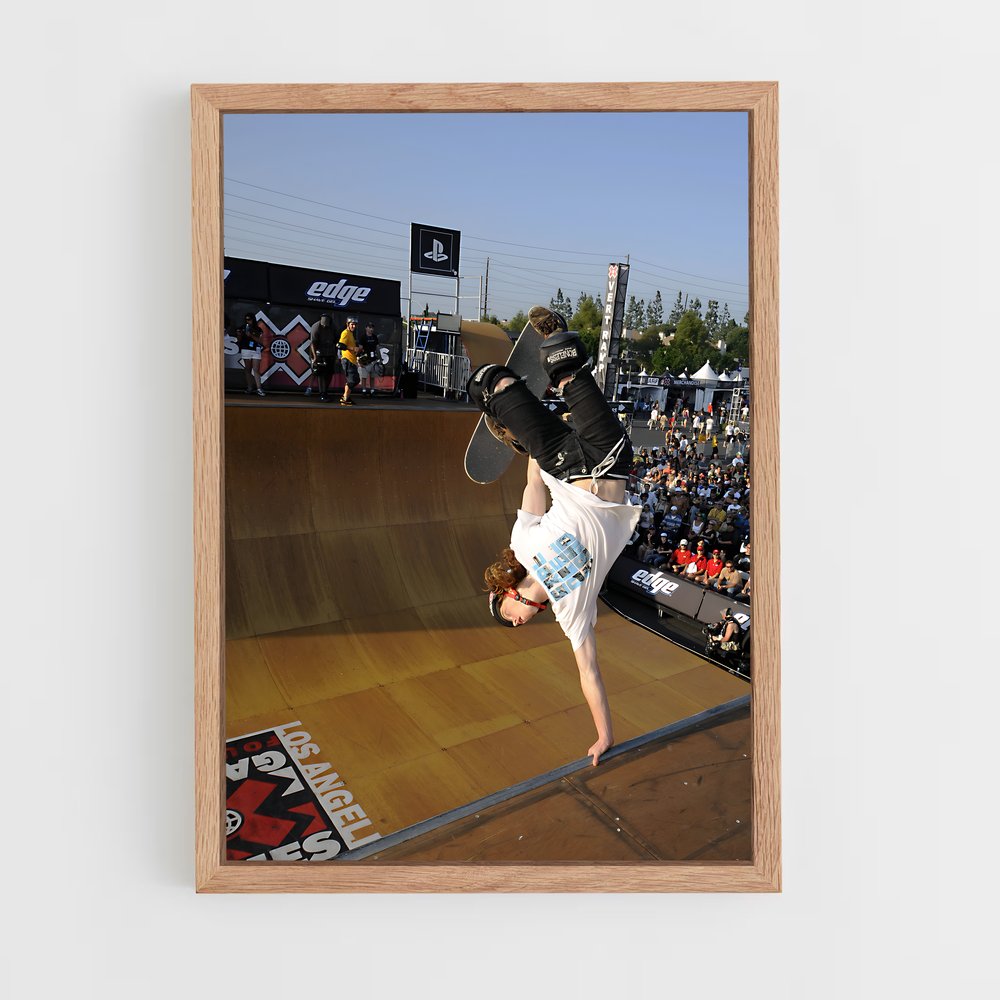 Poster Tricks en Équilibre – affiche Skateboard (vue 4)